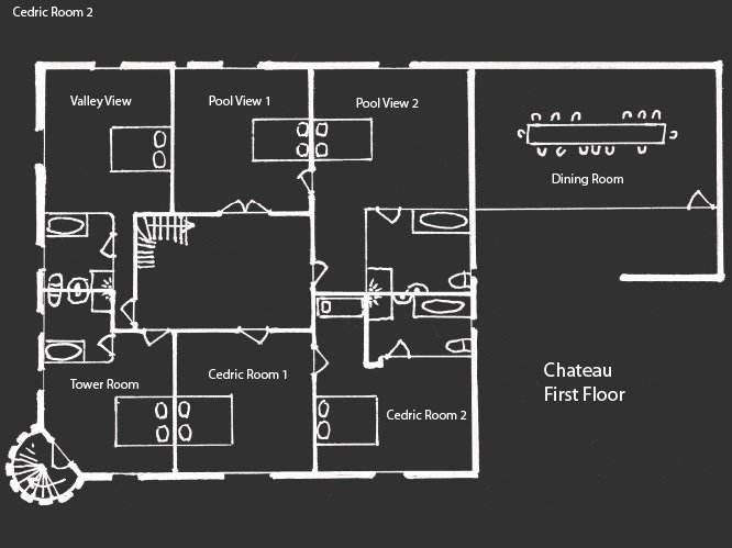 Château Coty first floor